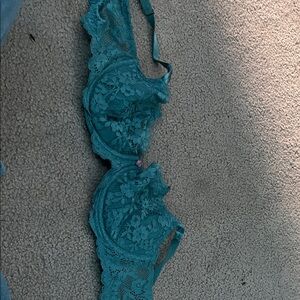 Victoria's Secret Teal Lace Bra